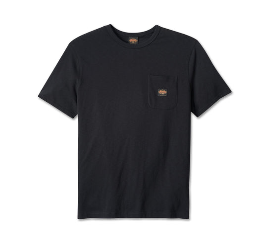 Men's Harley-Davidson® 120th Anniversary Pocket Tee - Black Beauty 96566-23VM