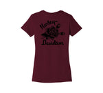 Women's Forever Roses Back Print Tee 96641-22VW