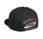 Men's Staple Snapback - Black Beauty with Orange 97604-22VM