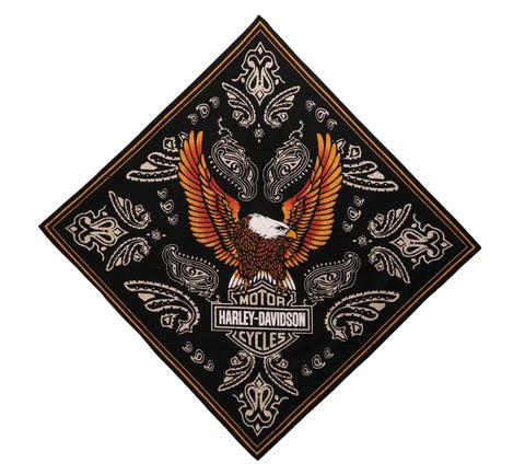 Women's Classic Eagle Bandana- Black 97653-23VW