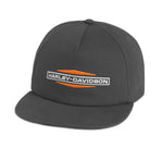 Harley-Davidson® Men's Tank Logo Adjustable Baseball Cap, Gray 97685-21VM