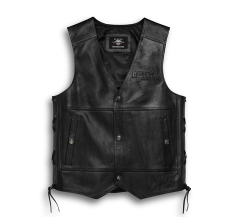 Men's Tradition II Leather Vest 98024-18VM