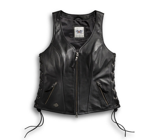 Women’s Avenue Leather Vest 98071-14VW