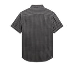 Men's Vintage Logo Plaid Shirt - Slim Fit 99102-20VH