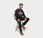 Men's Bar & Shield Long Sleeve Graphic Tee 99137-22VM