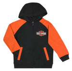 Harley-Davidson® Little Boys' Bar & Shield Zippered Hoodie - 6570925