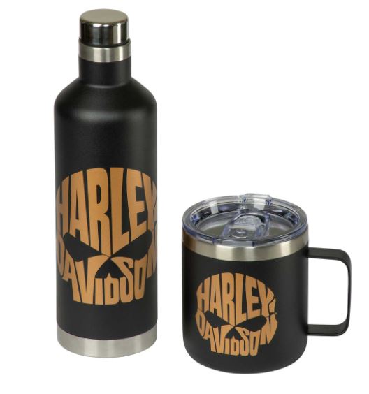 Copper Skull Travel Mug & Water Bottle Set HDX-98641