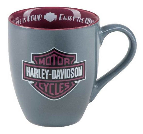 Harley-Davidson® Enjoy The Ride B&S Ceramic Coffee Mug - HDX-98628