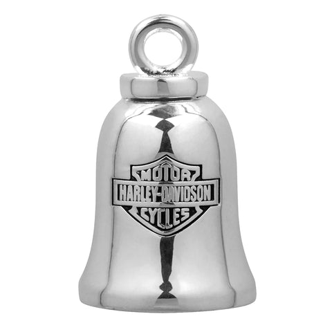 Silver Bar & Shield® Logo Ride Bell