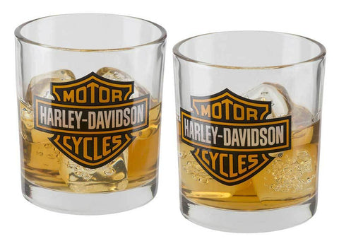 Harley-Davidson® Core Bar & Shield® Old Fashioned Double Set - HDX-98707