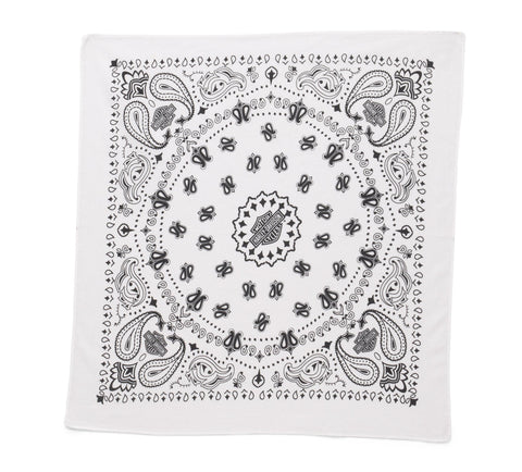 Harley-Davidson American Heritage Bandana, White, 97696-22VX